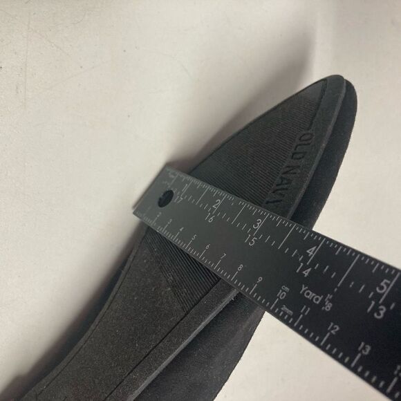 OLD NAVY Black Jack Women’s Pointy Ballet Slip On Shoes Size 10 - Picture 8 of 10